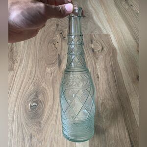 Vintage Decorative Glass Bottle From Canada 11 1/2”